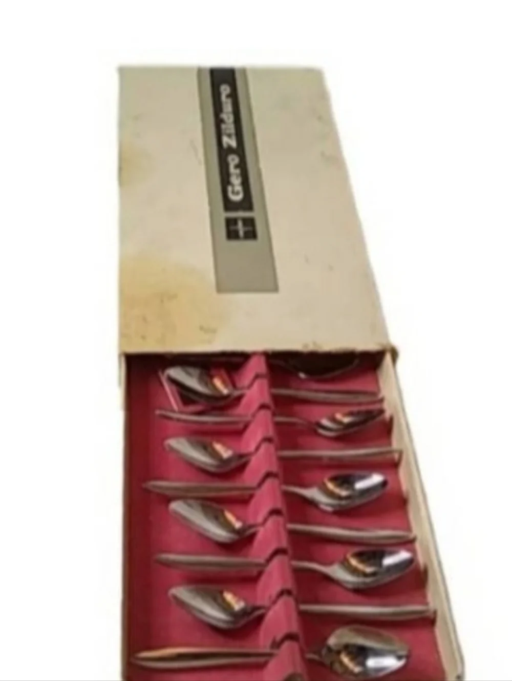 Vintage Gero Zilduro Holland Stainless Steel Cocktail Spoons (12) | EUC